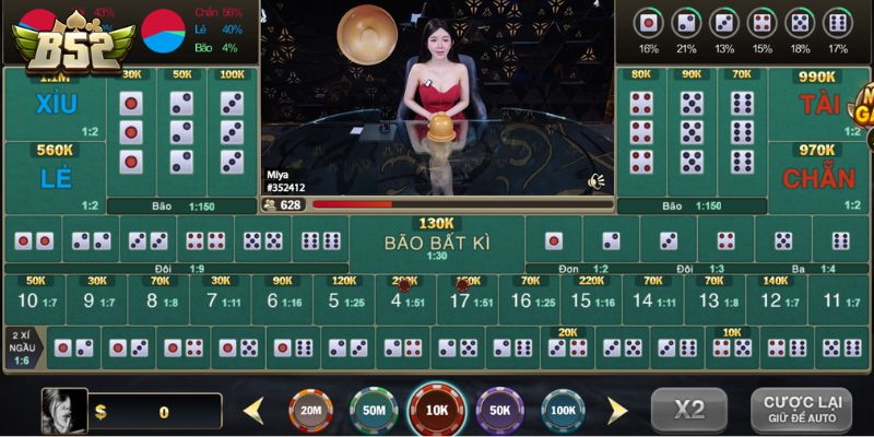 Cách chơi game tài xỉu B52 cho tân thủ