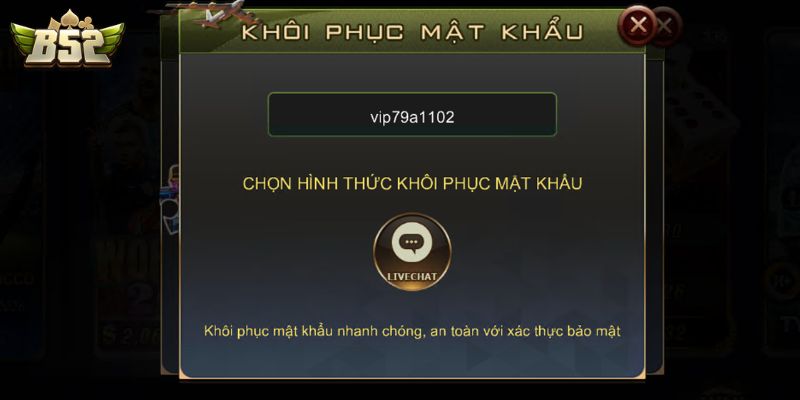 Lỗi thường gặp khi đăng nhập B52