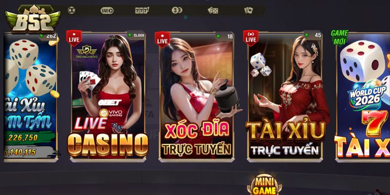 Game xóc đĩa B52 là sảnh đổi thưởng hấp dẫn
