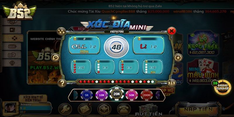 Kinh nghiệm chơi game xóc đĩa B52 hiệu quả từ cao thủ