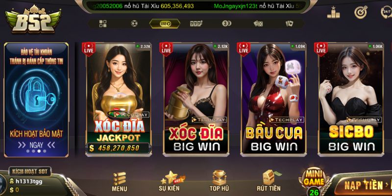 Trang chủ List game tài xỉu nhất định phải thử tại B52